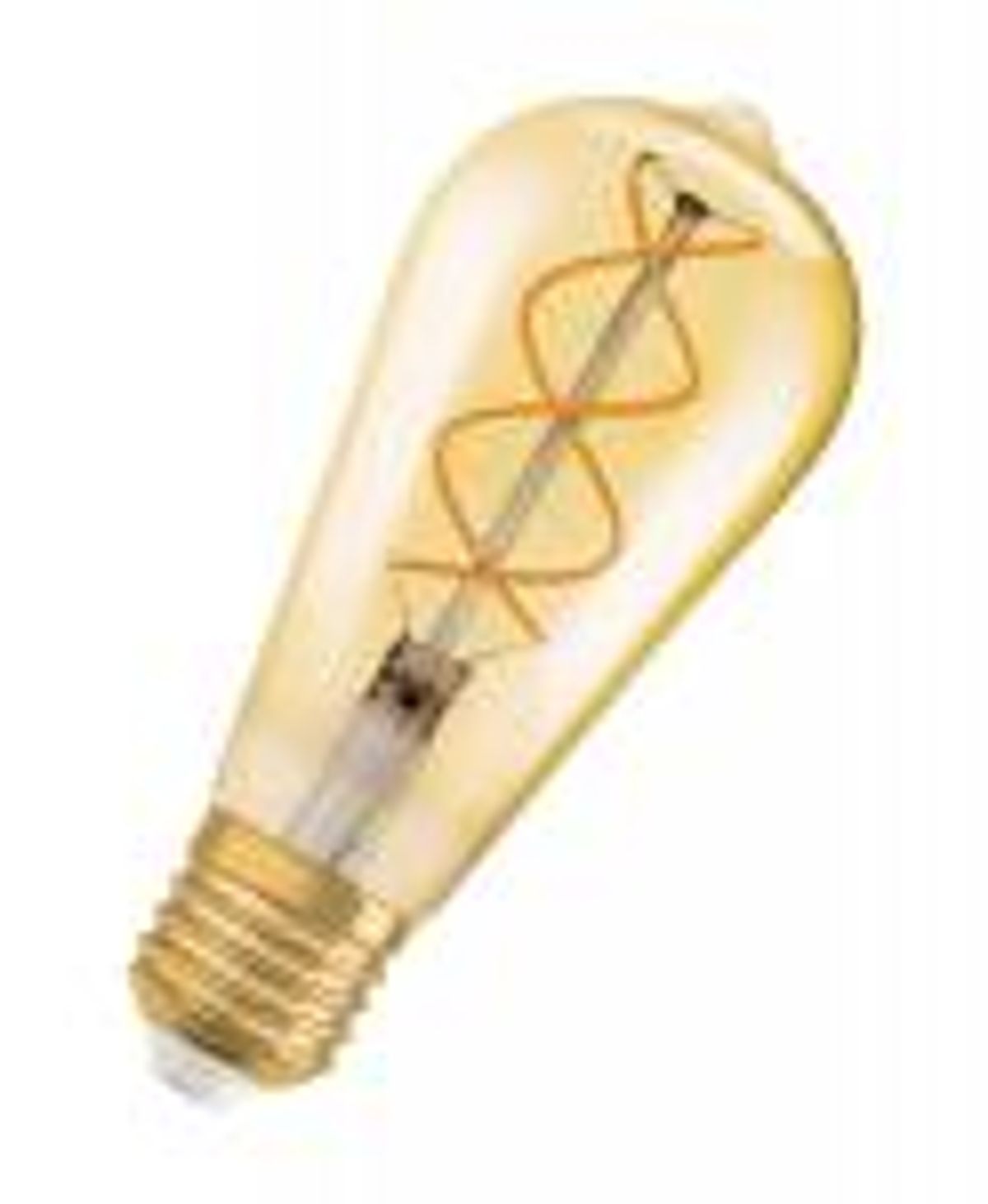 Osram vintage 1906 led edison spiral 4,5w/820 (25w) e27 guld dæmpbar