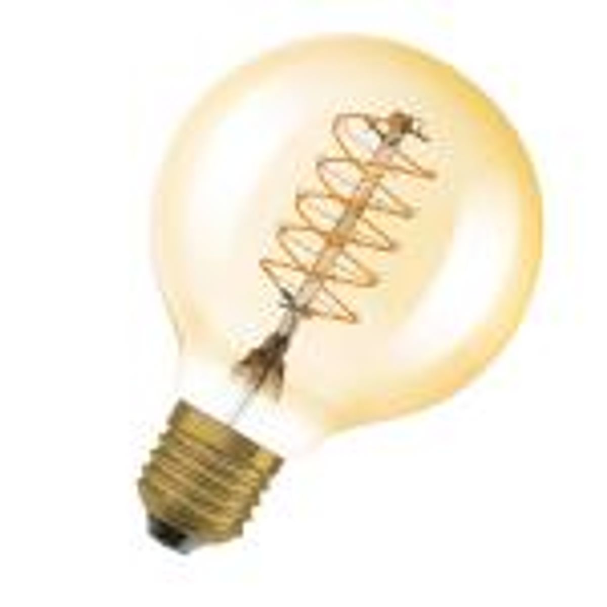 Osram vintage 1906 led globe80 guld spiral filament ultra tynd 420lm 4,8w/822 (37w) e27 dæmpbar