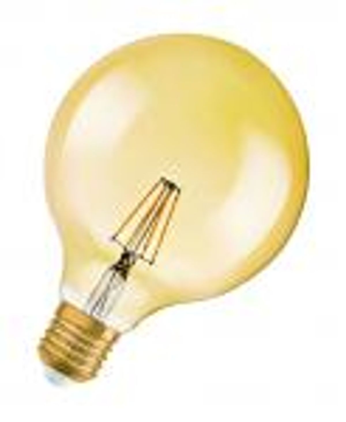 Osram Vintage 1906 LED Globepære E27 825 6,5W (6,5W=51W) 650 Lumen Guld - dæmpbar (A+)