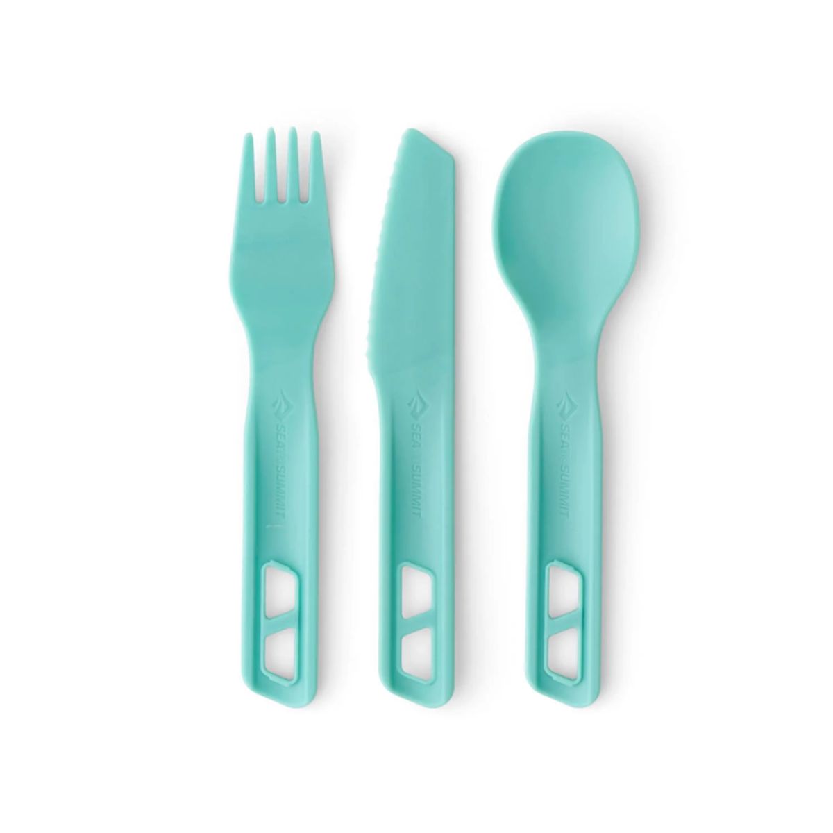 Outdoor bestiksæt - Passage Cutlery Set - Sea to Summit - Blue Aqua Sea Blue