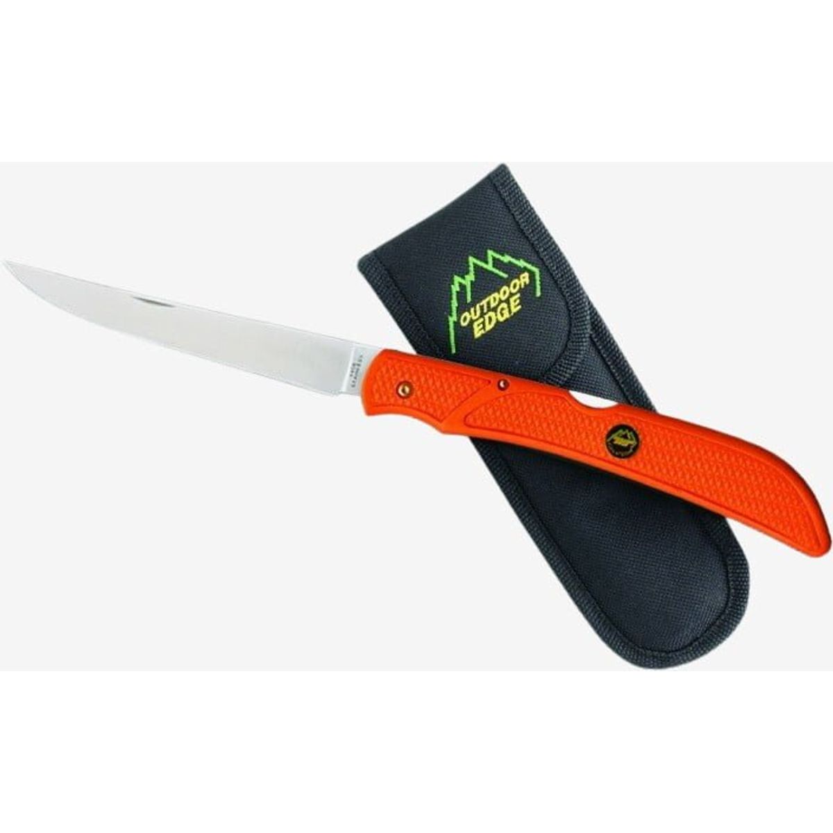 Outdoor Edge - Fish & Bone kniv (Orange)