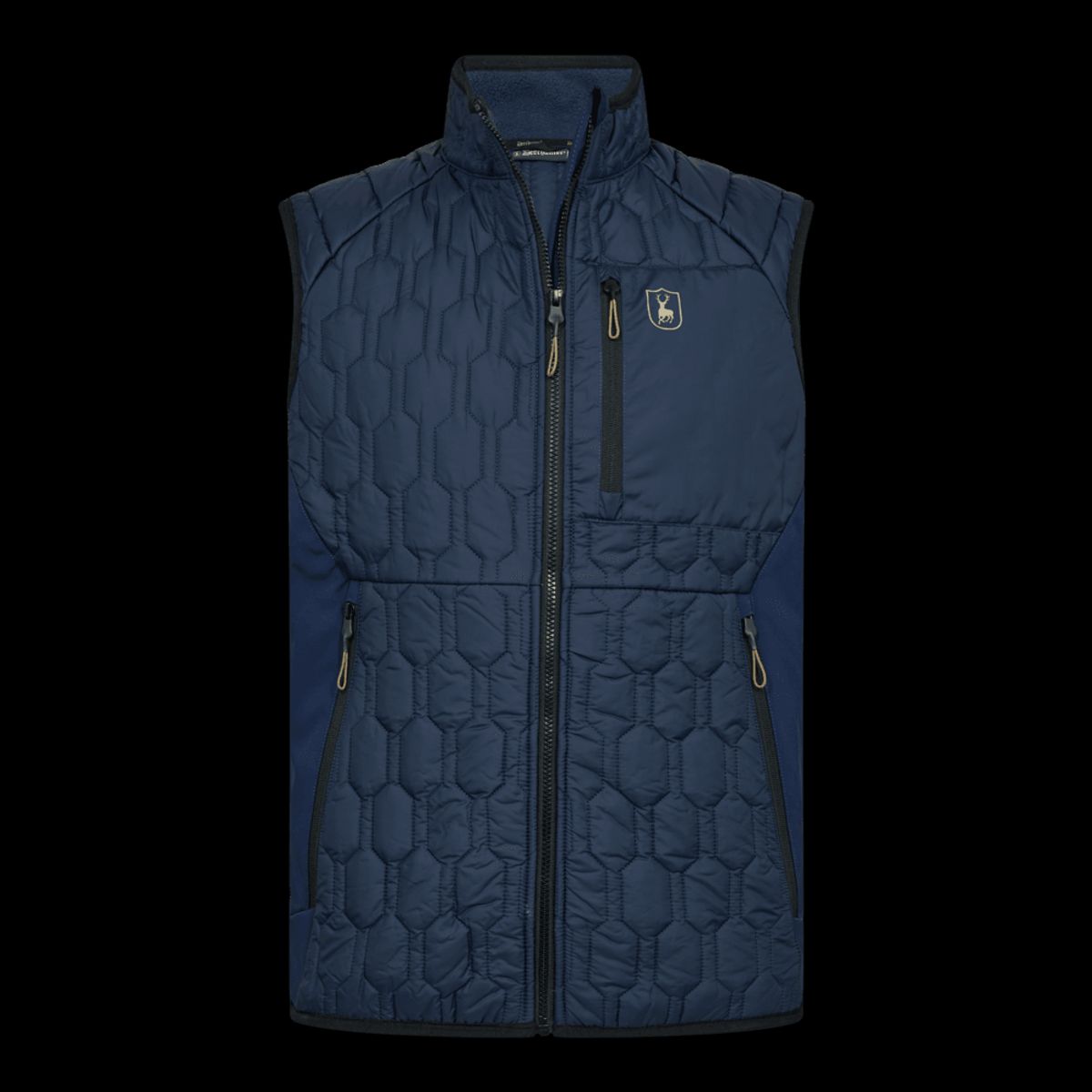 Outdoor vest herre | Mossdale Quiltvest - Deerhunter - Small - Dress Blues