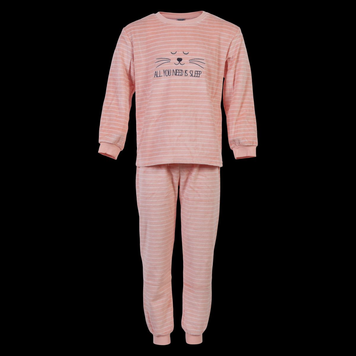 Outfitter Pige Nattøjssæt - Peach - 104