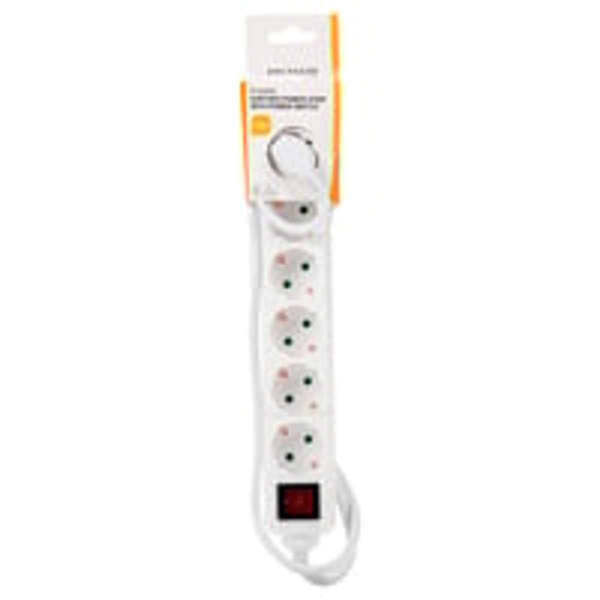 Outlet 6xCEE 7/3 1xCEE 7/7 switch 1.5m white