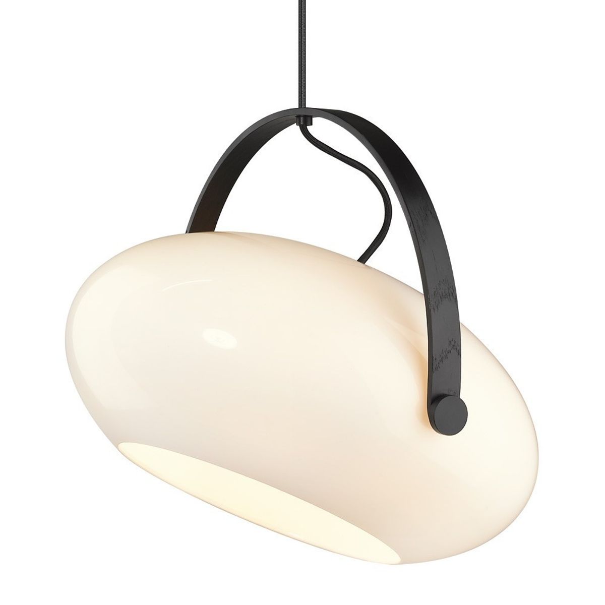 Outlet: Halo Design - D.C pendel Ø40 E27 Opalic m. eg-Sort