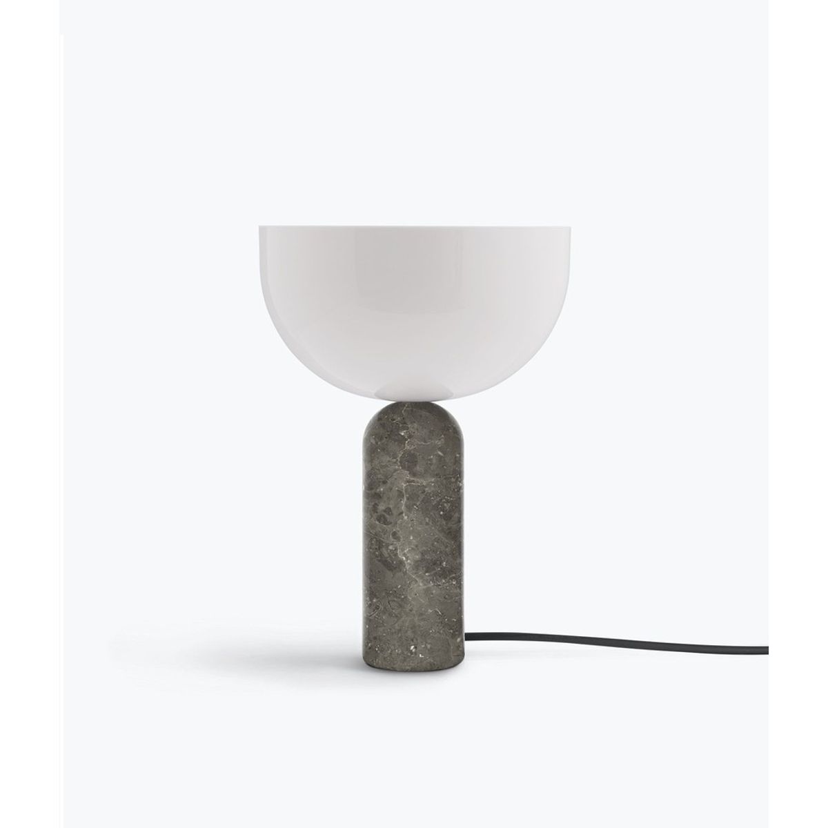 Outlet: Kizu Bordlampe Til E14 Ø25 i Grå Marmor/Hvid - New Works