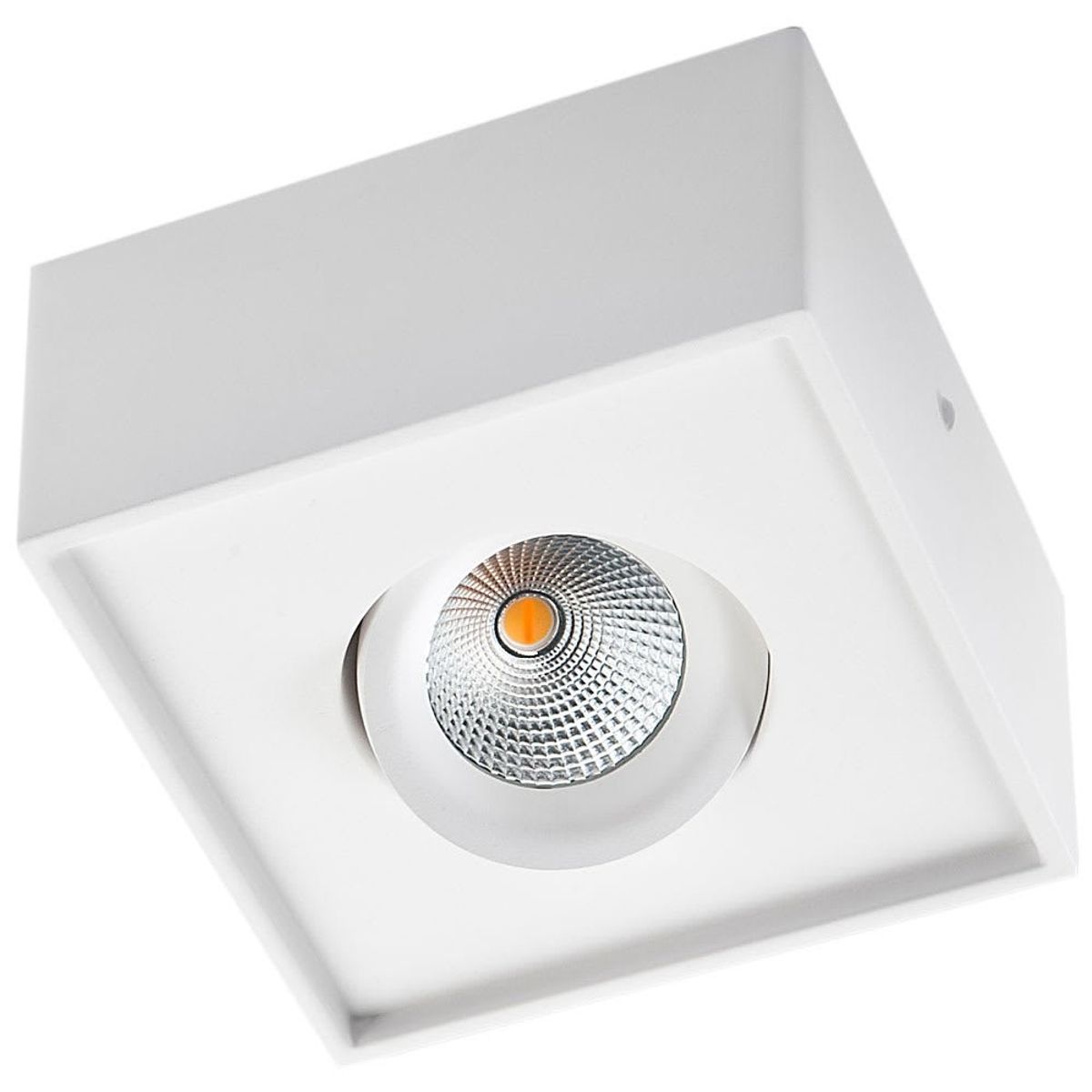 Outlet: SG Gyro Cube Påbygnings LED Spot 6W 2700K 540Lm Ra95 - Hvid