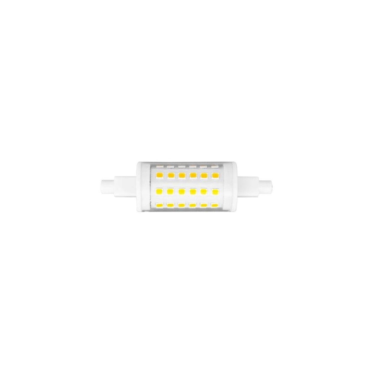 Outlet: SILI6 LED pære - 6W, 78mm, dæmpbar, 230V, R7S - Dæmpbar : Dæmpbar, Kulør : Kold