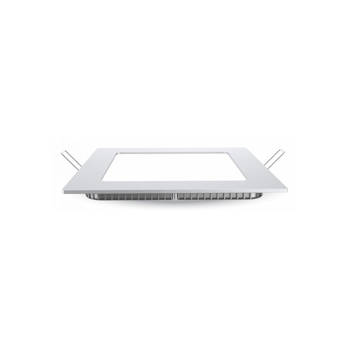 Outlet: V-Tac 12W LED indbygningspanel - Hul: 15,5 x 15,5 cm, Mål: 17 x 17 cm, 230V - Dæmpbar : Ved tilkøb, Kulør : Varm