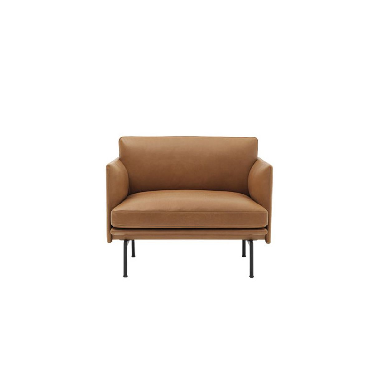 Outline Chair fra Muuto (Cognac Refine leather)