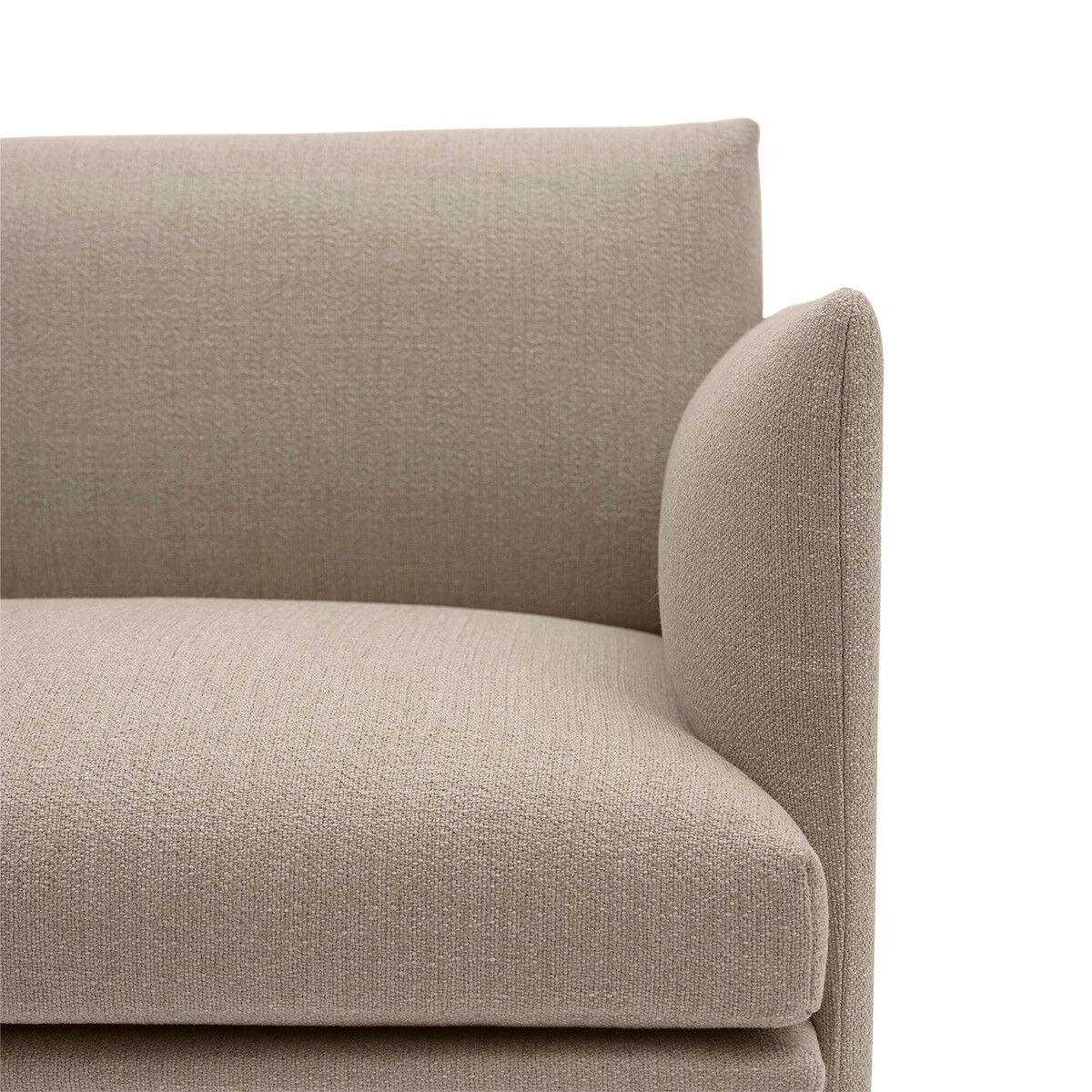 Outline sofa / Chaiselongue fra Muuto (chaiselong, højre, Ecriture 240)