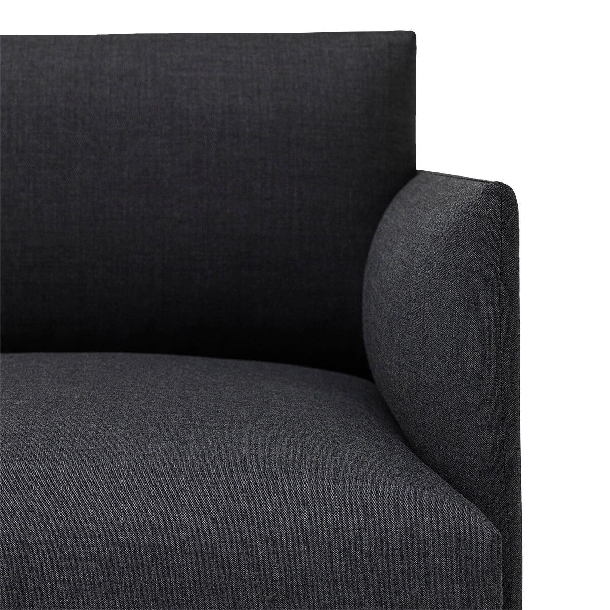 Outline sofa / Chaiselongue fra Muuto (chaiselong, højre, Remix 163)