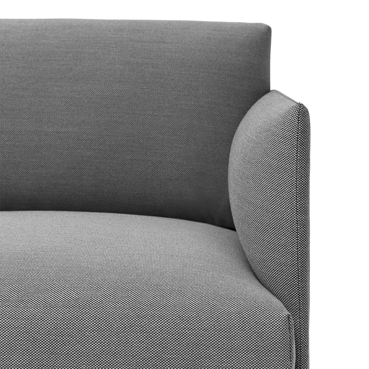 Outline sofa / Chaiselongue fra Muuto (chaiselong, højre, Steelcut trio 133)