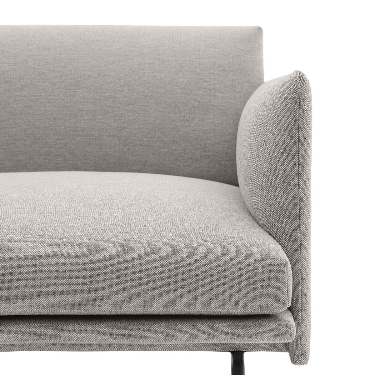 Outline sofa / Chaiselongue fra Muuto (chaiselong, venstre, Clay 12)