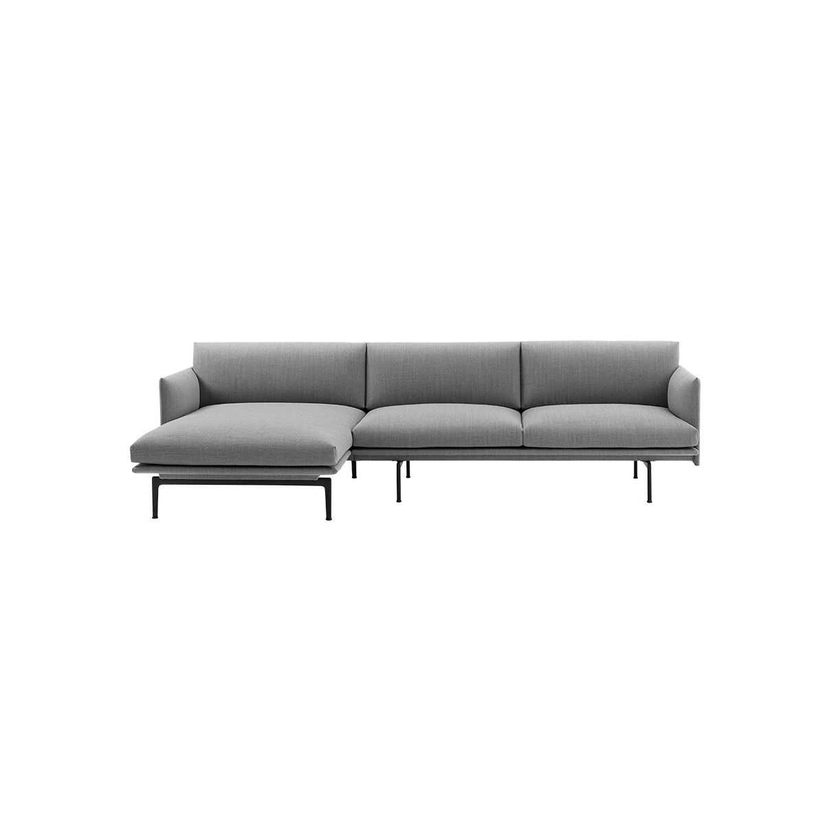 Outline sofa / Chaiselongue fra Muuto (Vancouver 14, chaiselong, højre)