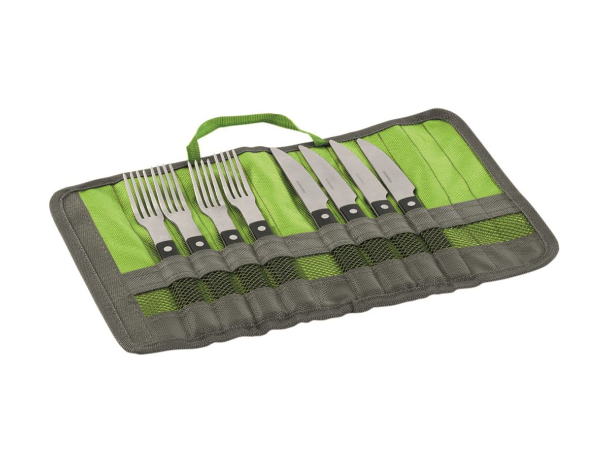 Outwell BBQ Cutlery Set - Bestik til 4 personer - Sort