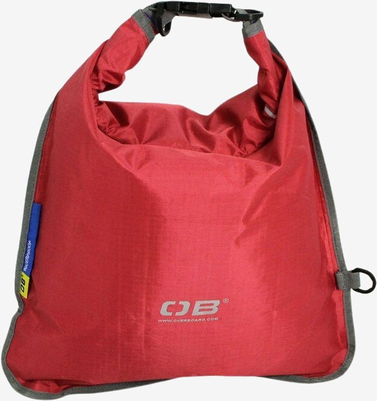 Overboard - Flad dry bag 15L (Rød)