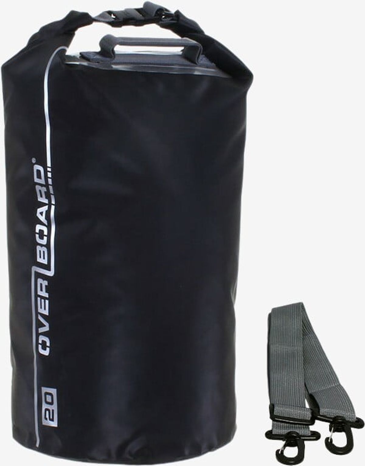 Overboard - Vandtæt dry bag 20L (Sort)