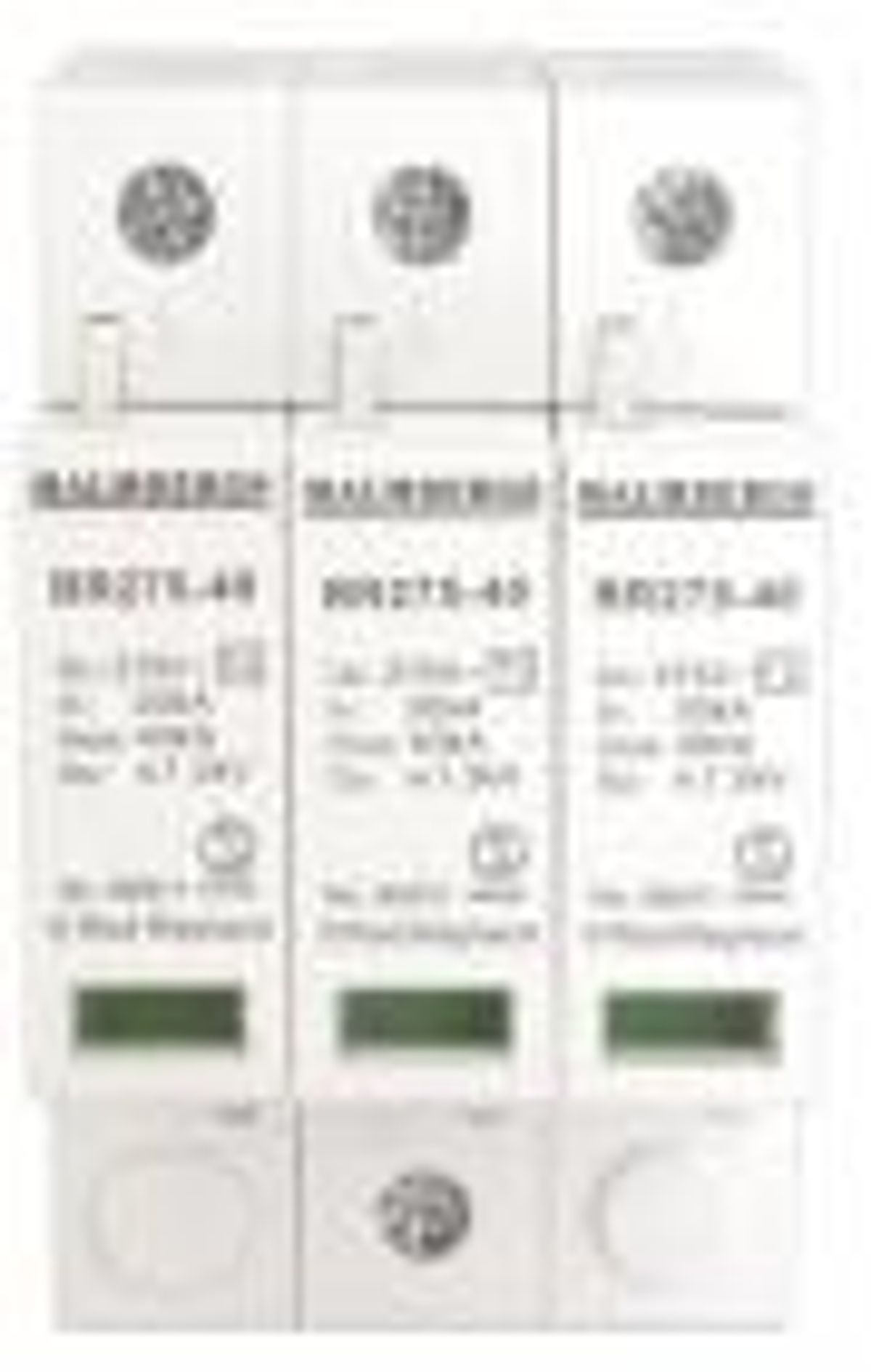 Overspændingsbeskyttelse, 3 polet, 275V TN-C, transientbeskyttelse