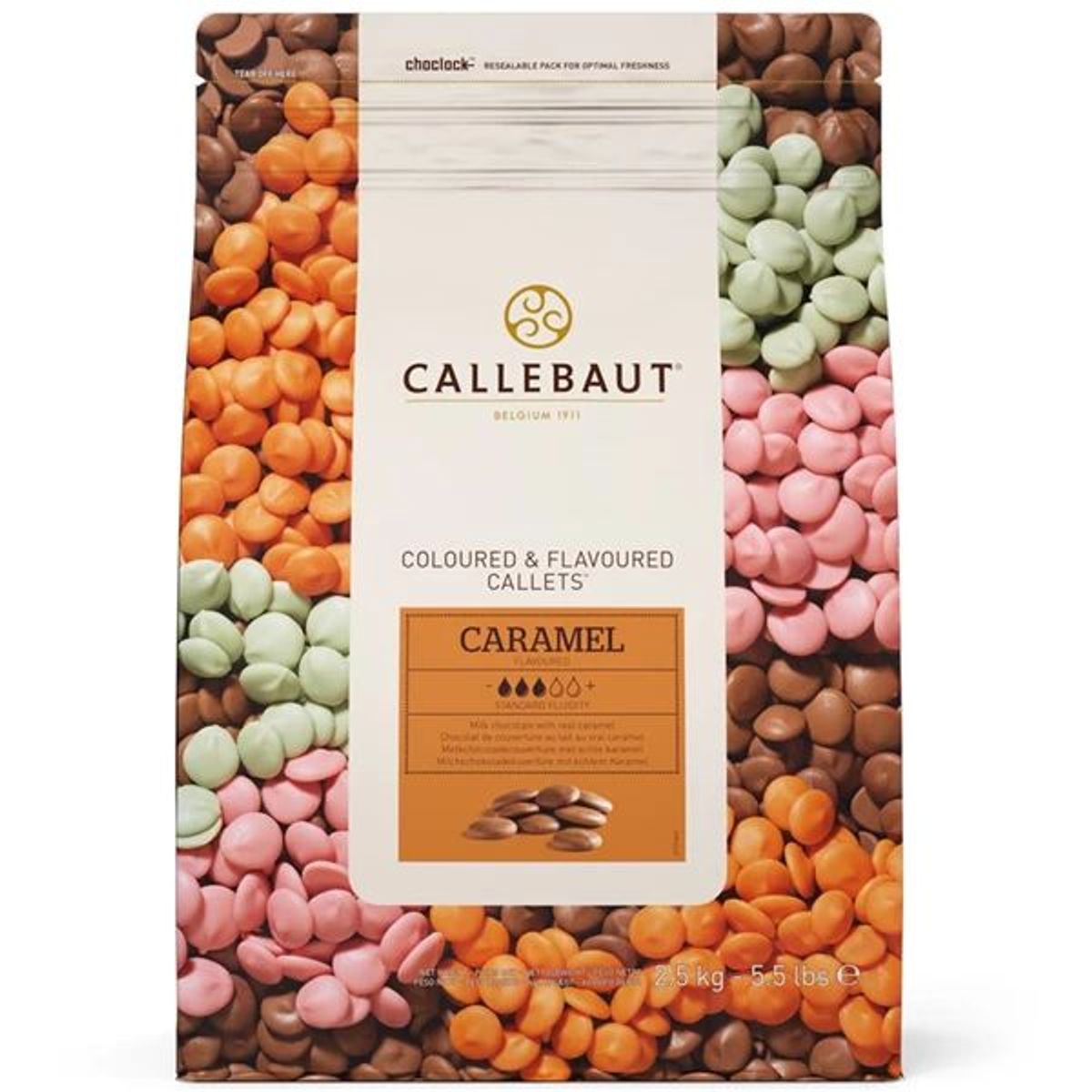 Overtræk Mælk Knapper Med Karamel Barry Callebaut 2.5kg