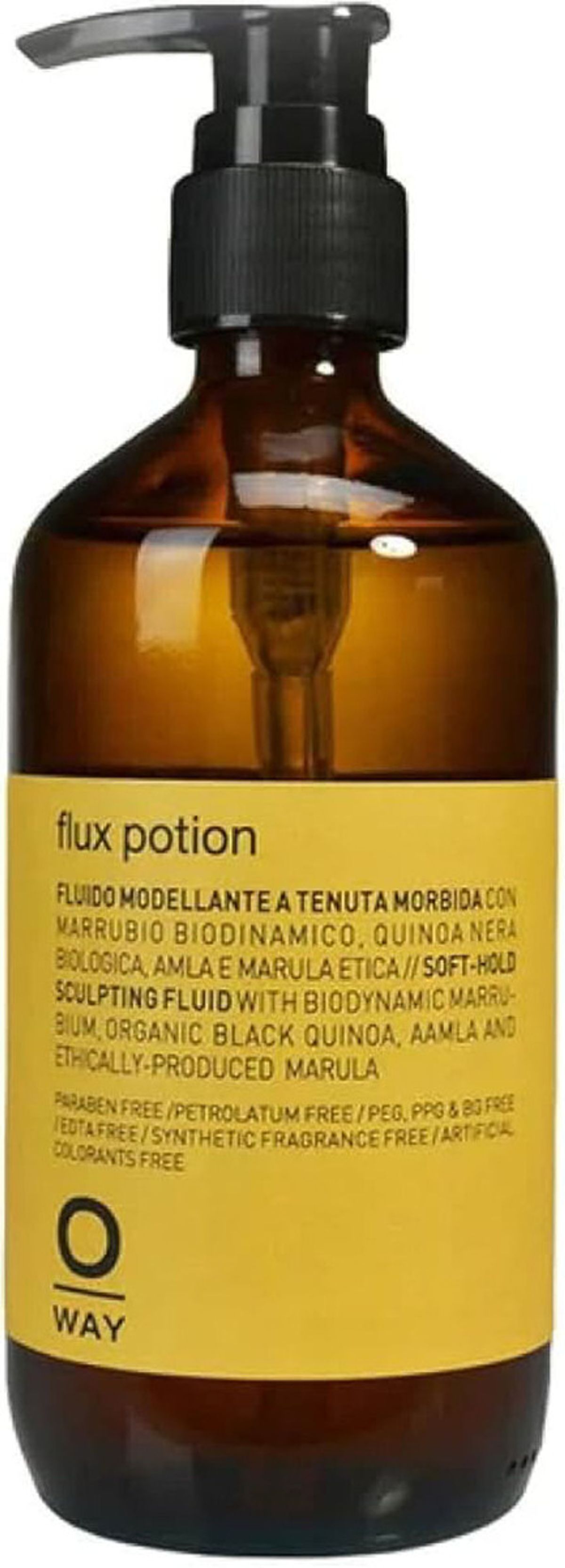 Oway shape & define flux potion soft hold sculpting hair fluid 240ml