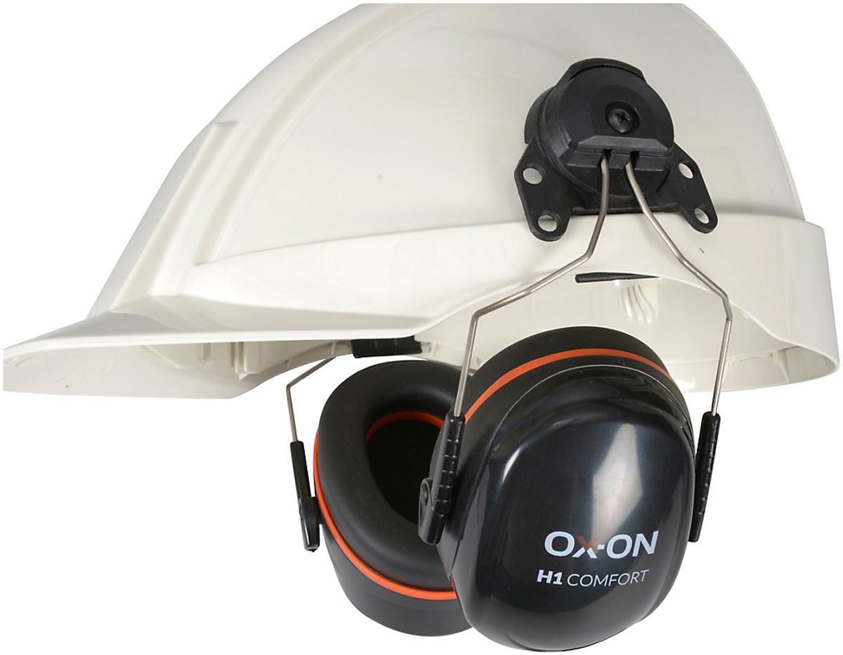 OX-ON Høreværn H1 Earmuffs Comfort, slagfaste ABS-kopper, lav vægt