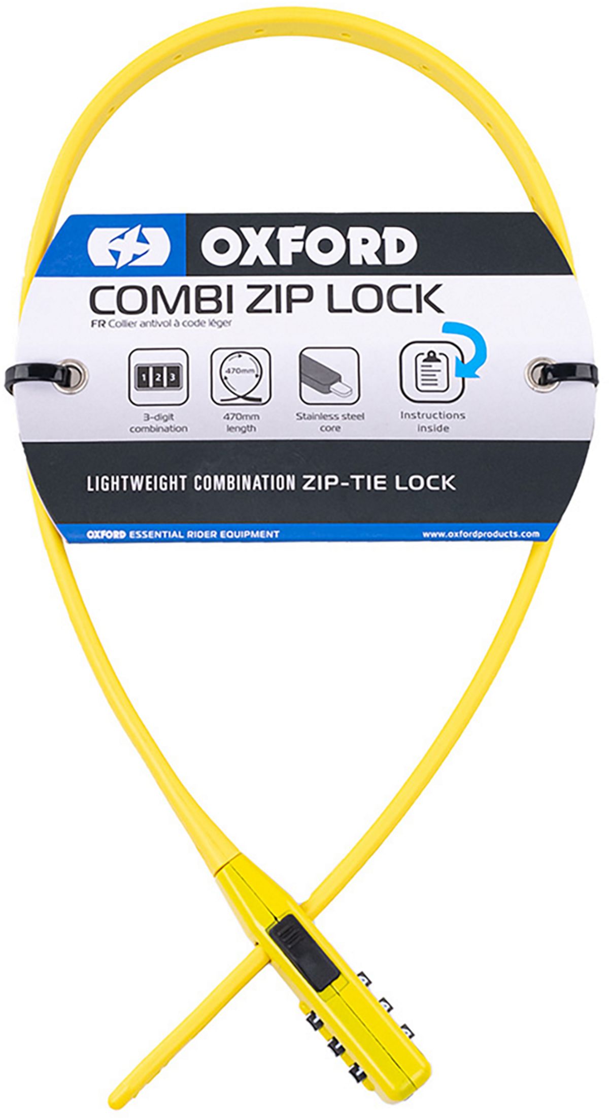 OXC Combi Zip Lock Café Lås - Gul