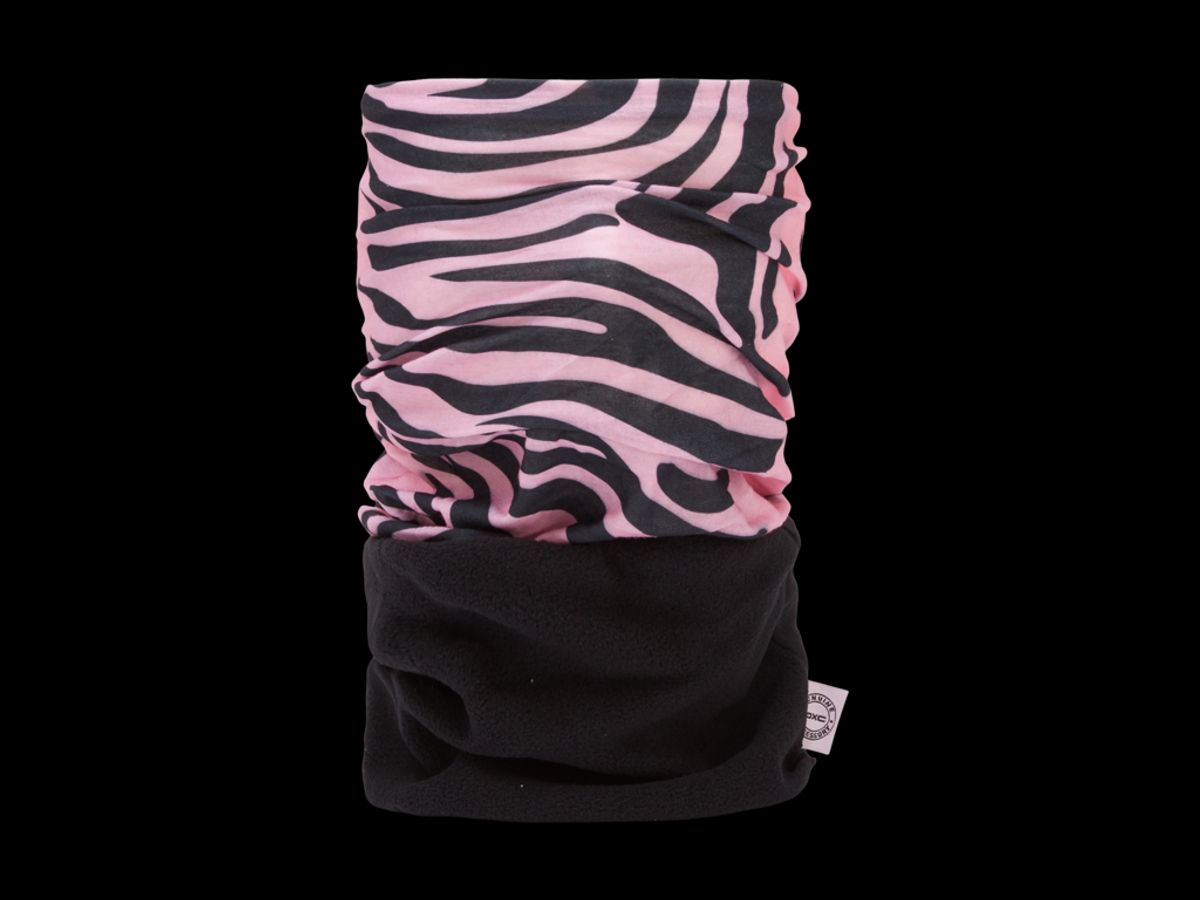 OXC - Halsedisse - 1 stk. pakke - Polyester med Fleece - One size - Pink Zebra Snug