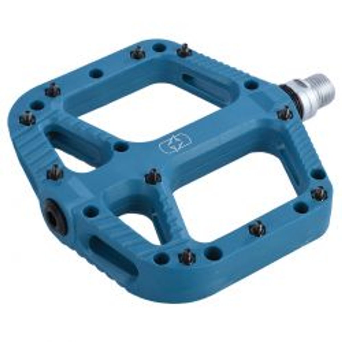 OXC Loam 20 Nylon Flat Pedals blå - Cykelpedal