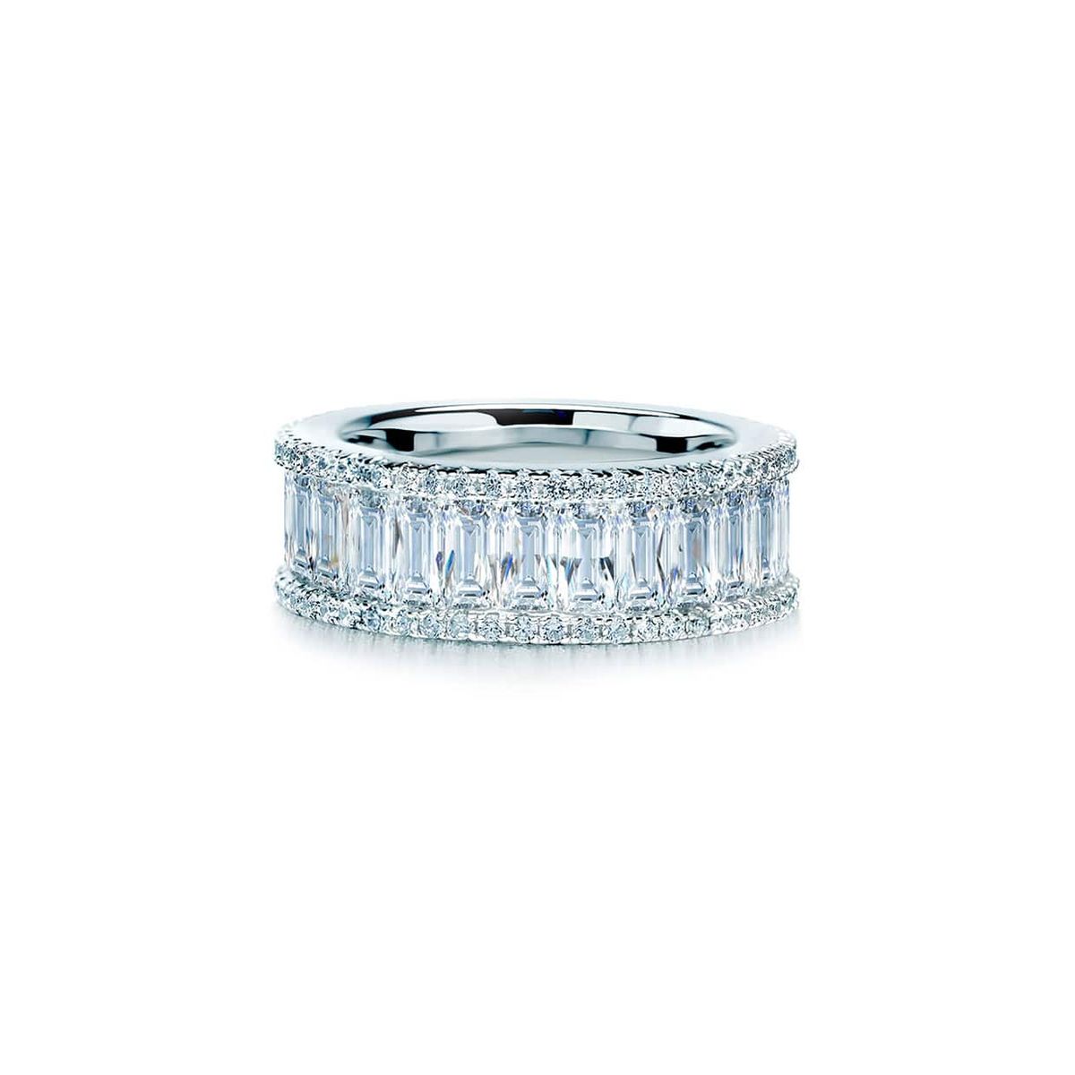 Oxford emerald eternity ring