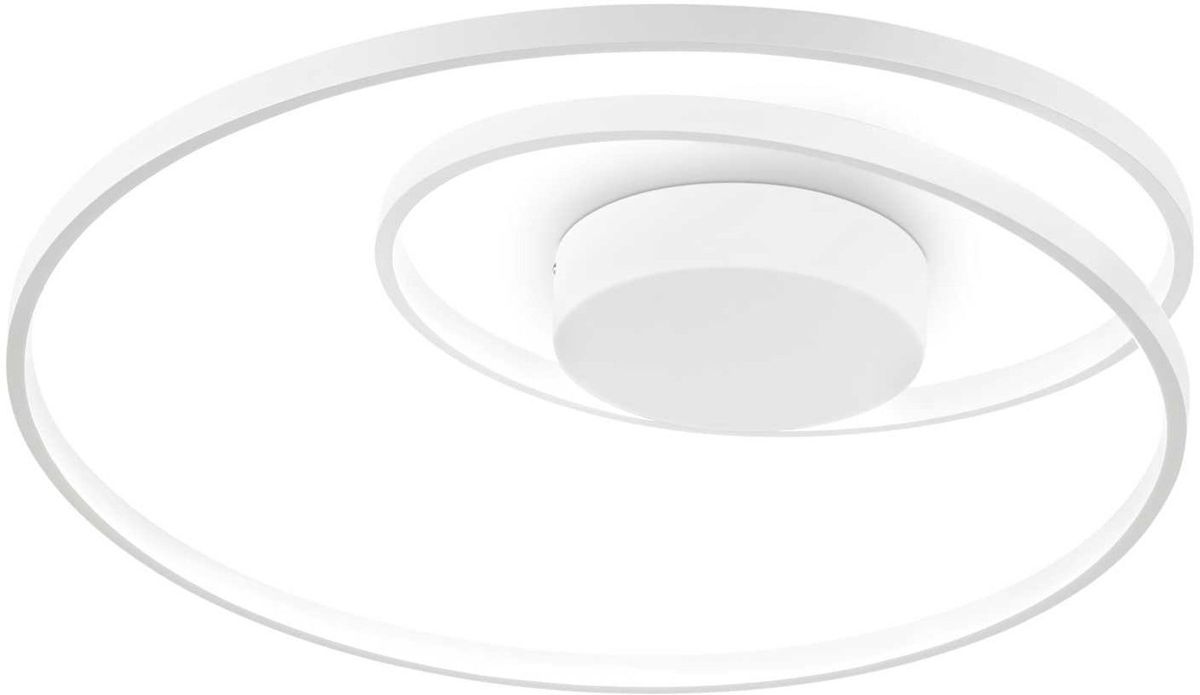 Oz, Loftslampe, LED 49W, LED, hvid, metal, plast, Ø600xH180mm