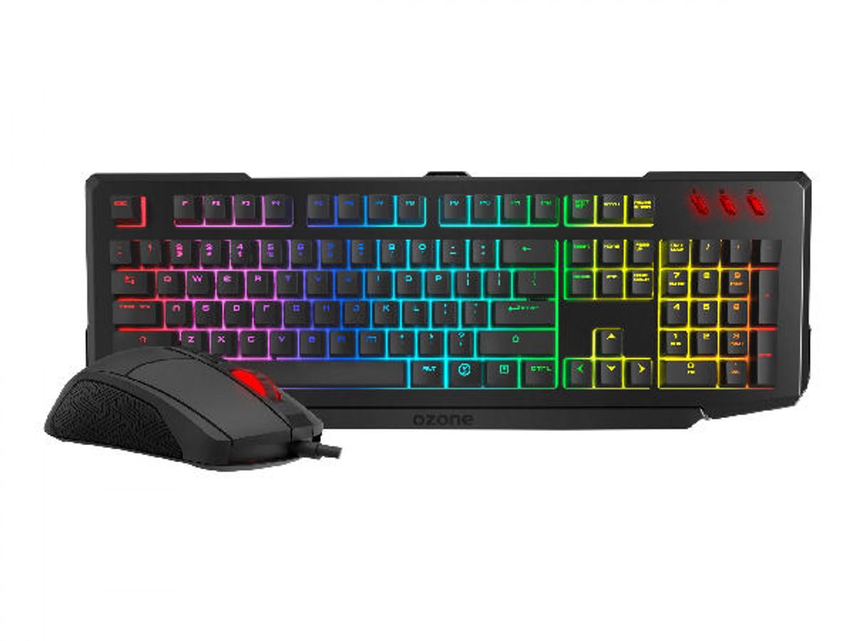 Ozone doubletap gaming keyboard & mouse combo