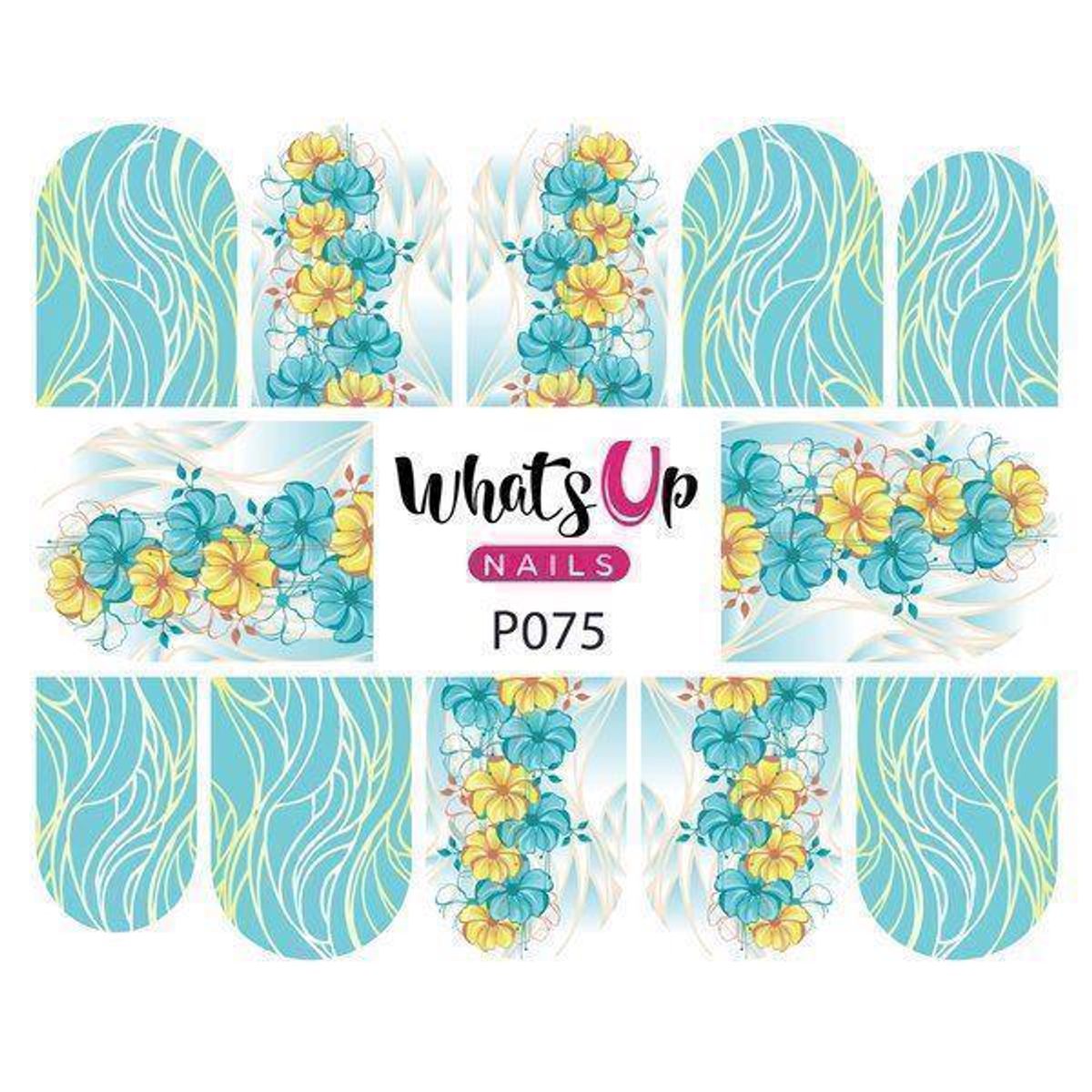 P075 Floral strands, Whats up Nails