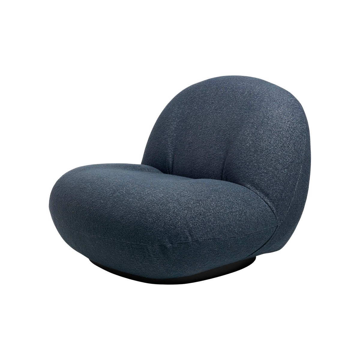 Pacha Lounge Chair fra GUBI (Prisgruppe 4, Soft Black Semi Matt)