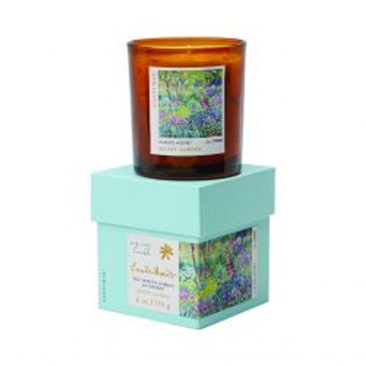 Paddywax Impressionist 6oz/170g Glass Candle - Monet The Artist Garden Of Giverny - Duftlys