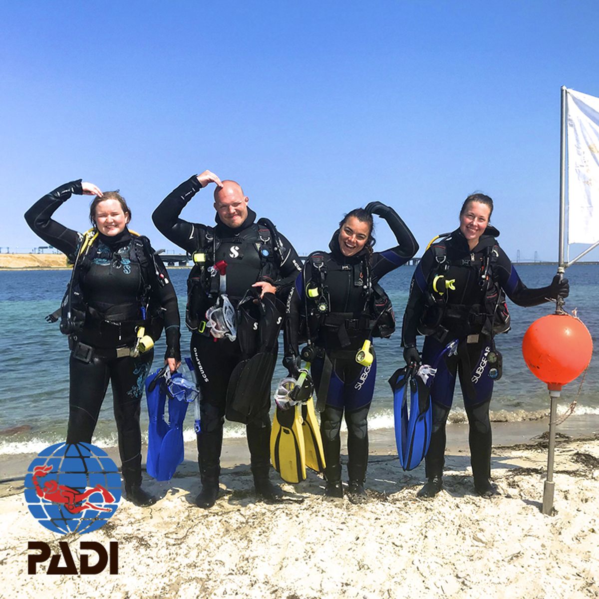 PADI Open Water Dykkerkursus (4 dags)