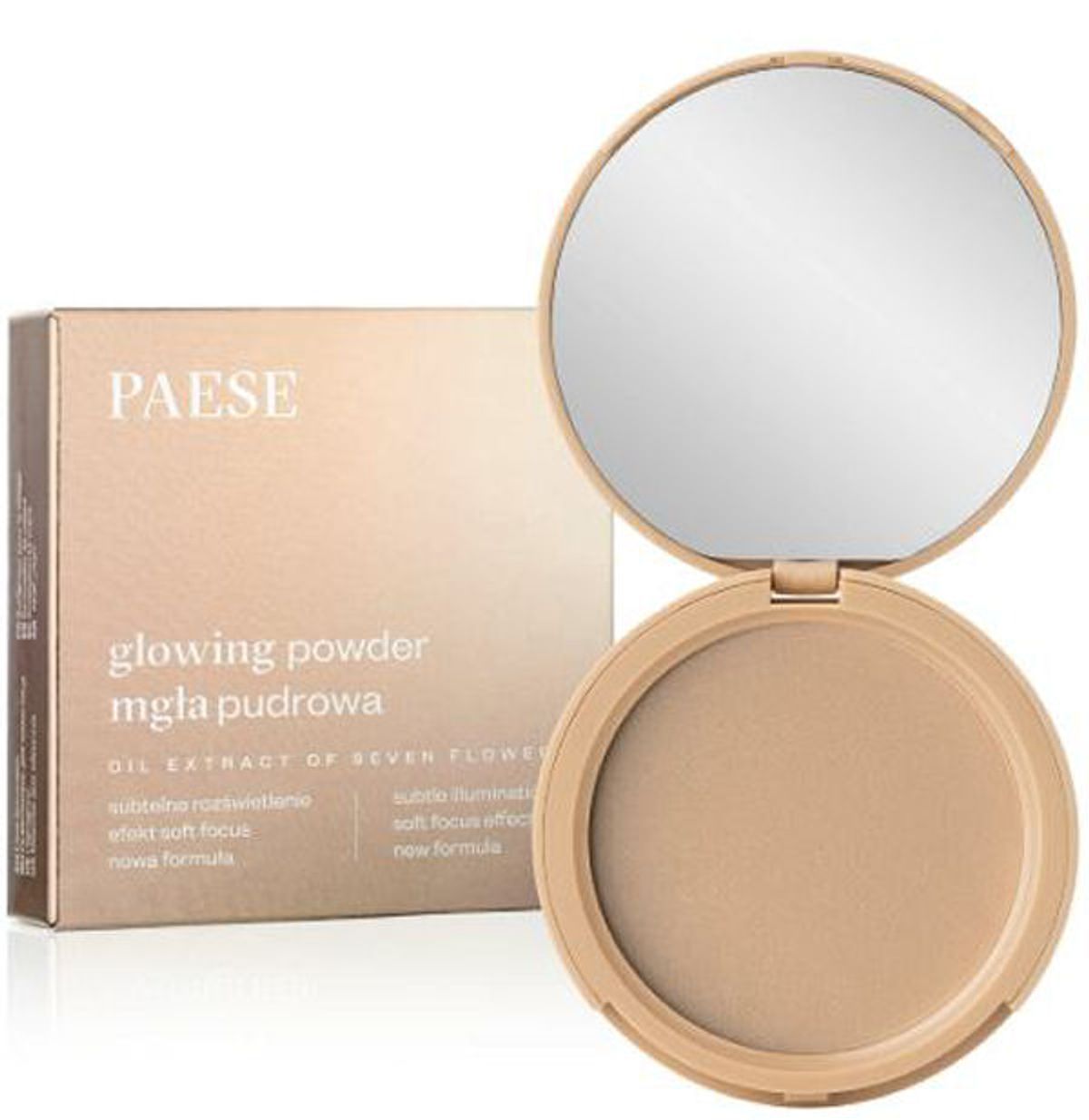 Paese glowing powder oil extract of seven flowers 12 natural beige 10g