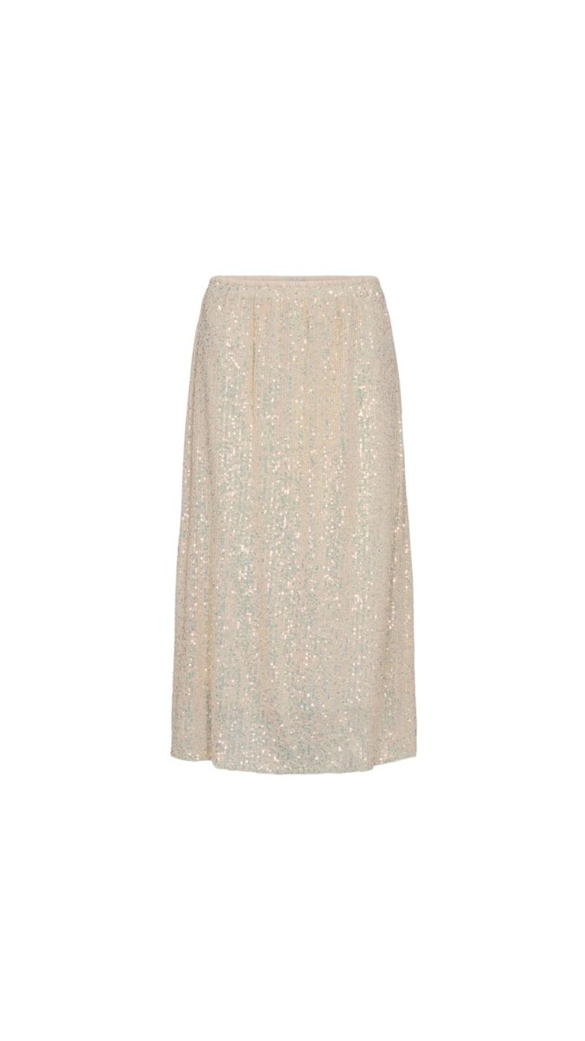 Paige Skirt Creme Sequins XXL