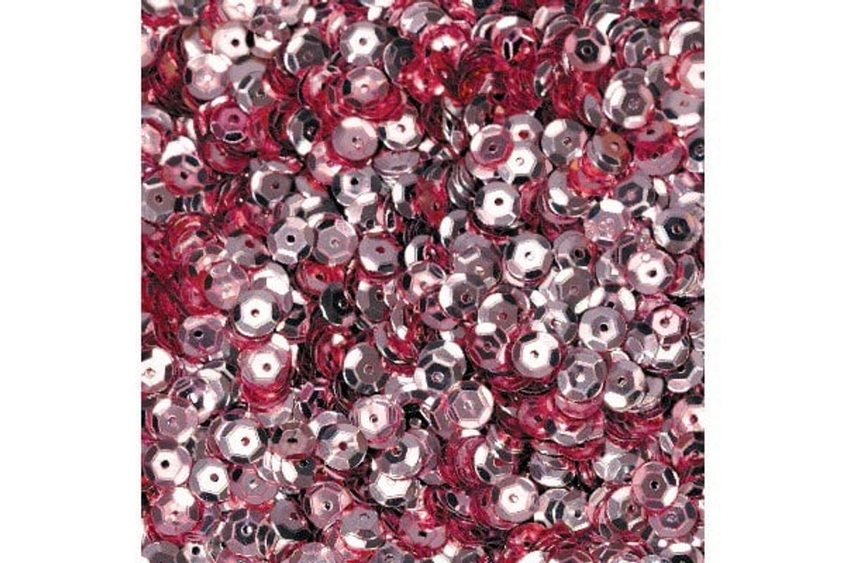 Pailletter / Palietter Rosa 5mm 10g