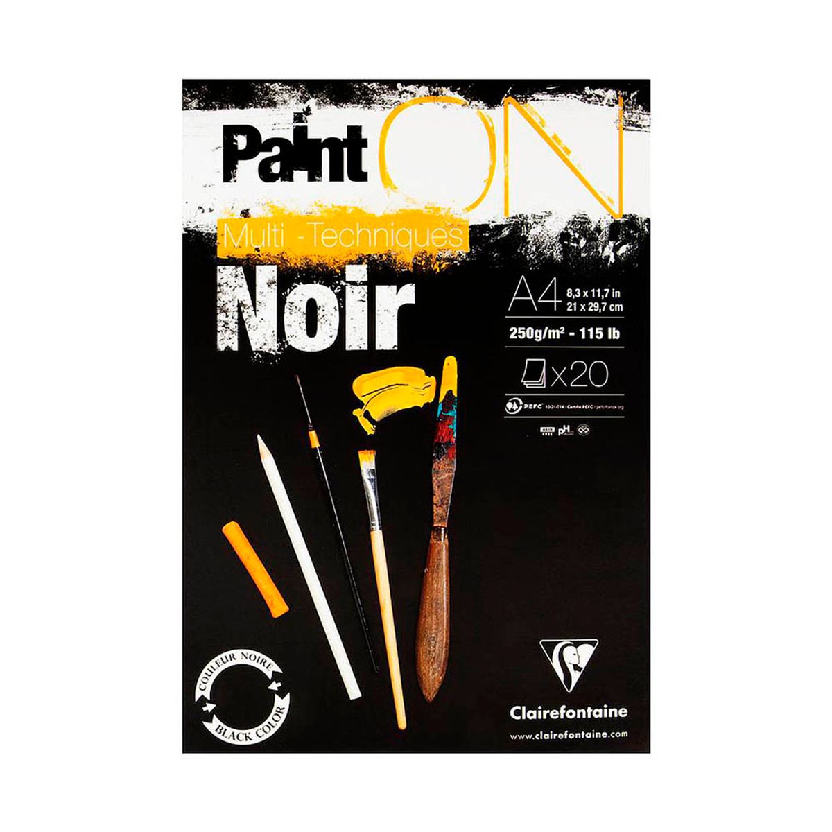 Paint ON - Noir - 20 ark. A5 - 20 ark