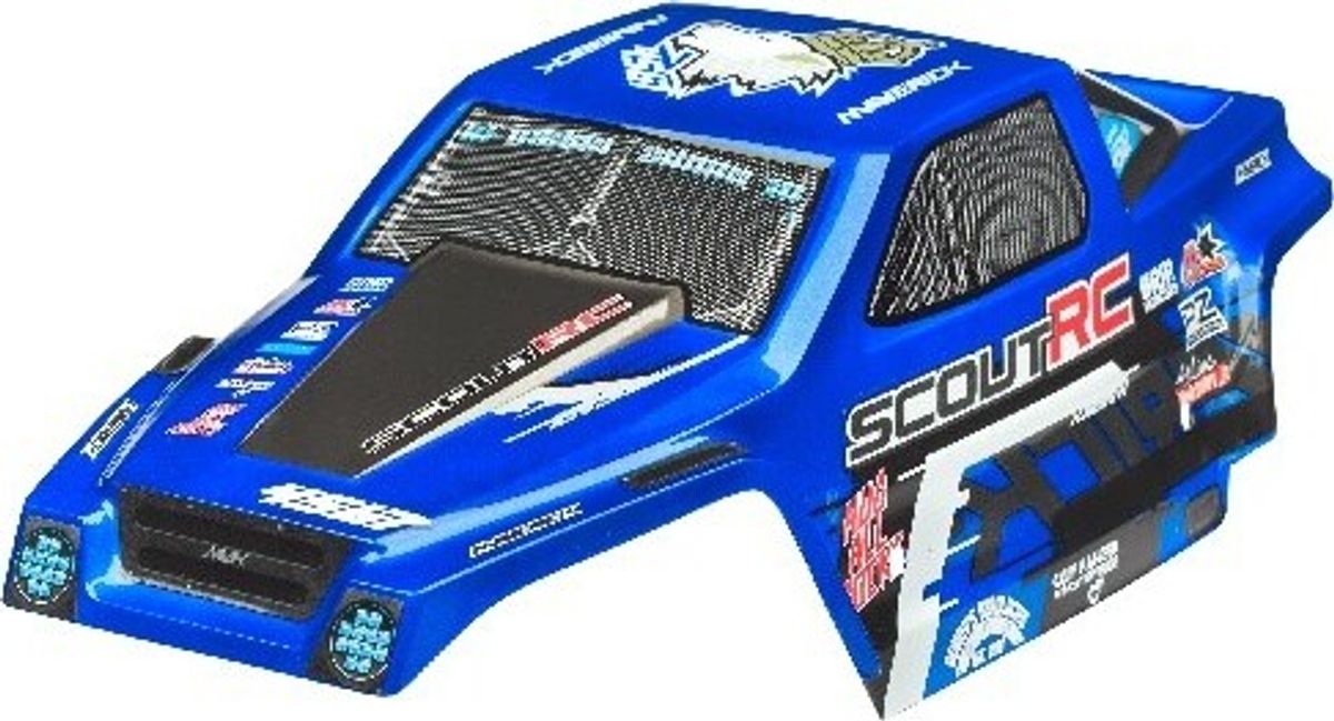 Painted Scout Rc Bodyshell Blue W/decals - Mv25066 - Maverick Rc