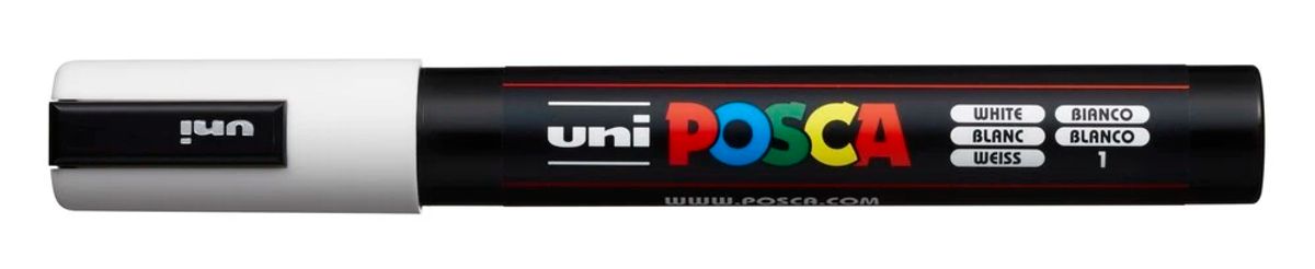 Paintmarker Uni POSCA pc-5m hvid