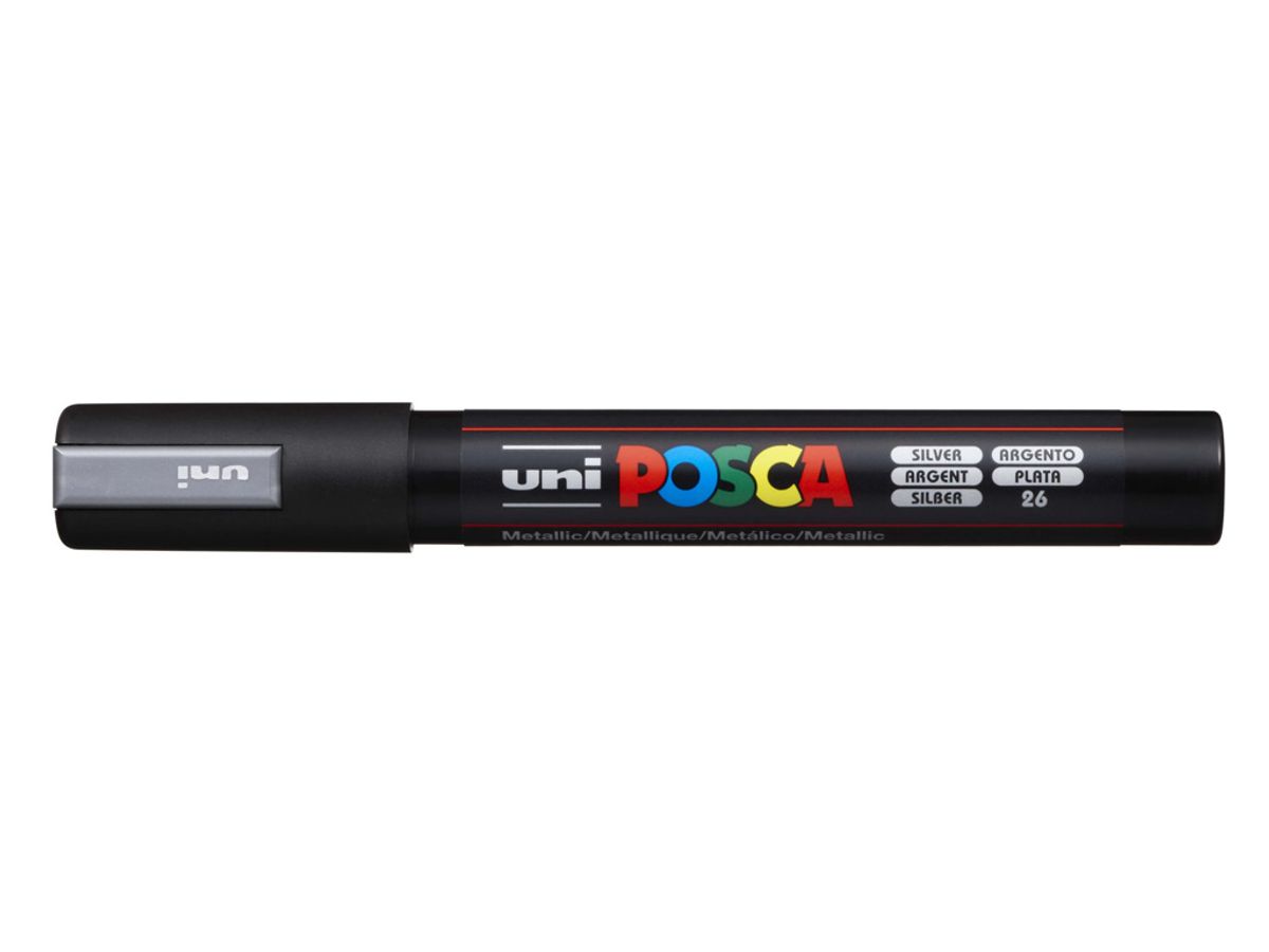 Paintmarker Uni Posca Pc-5m Silver