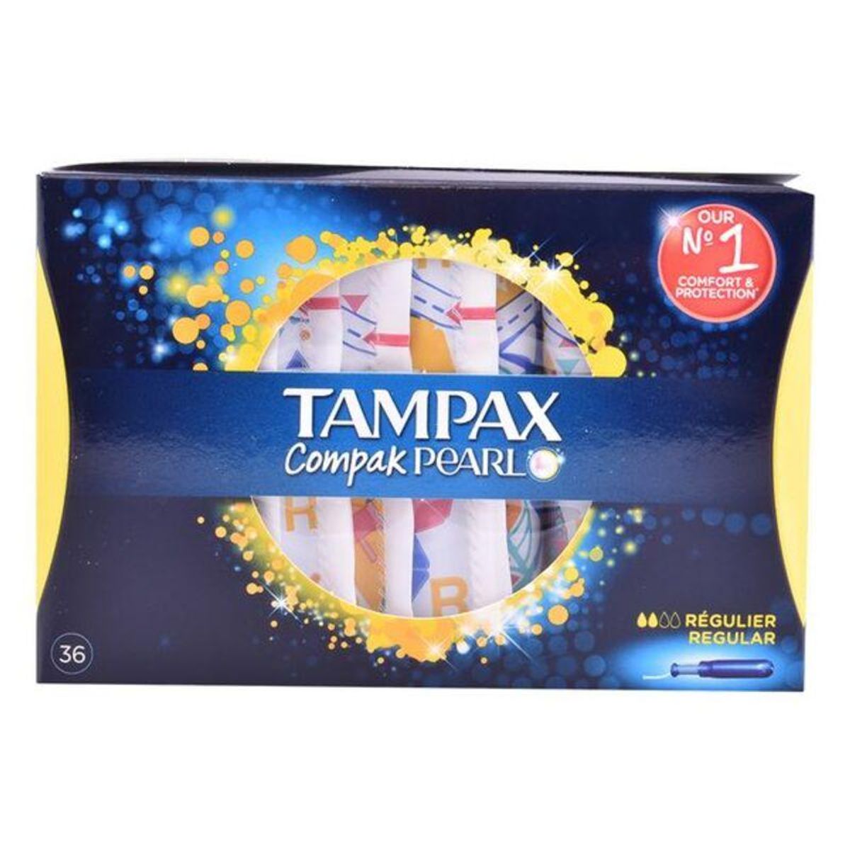 Pakke med tamponer Pearl Regular Tampax Tampax Pearl Compak (36 uds) 36 Enheder