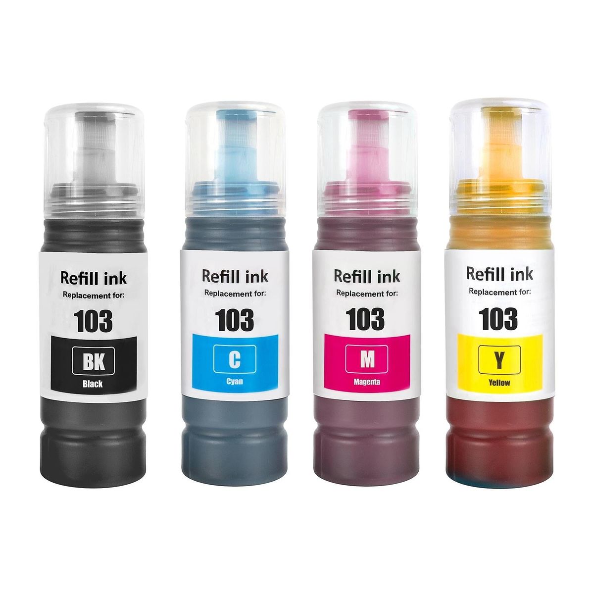 Pakke sæt Epson 103 4 farver BK-C-M-Y alternativ 340 ml