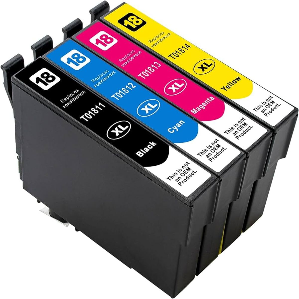 Pakke sæt Epson 18XL 4 farver BK-C-M-Y alternativ 65 ml