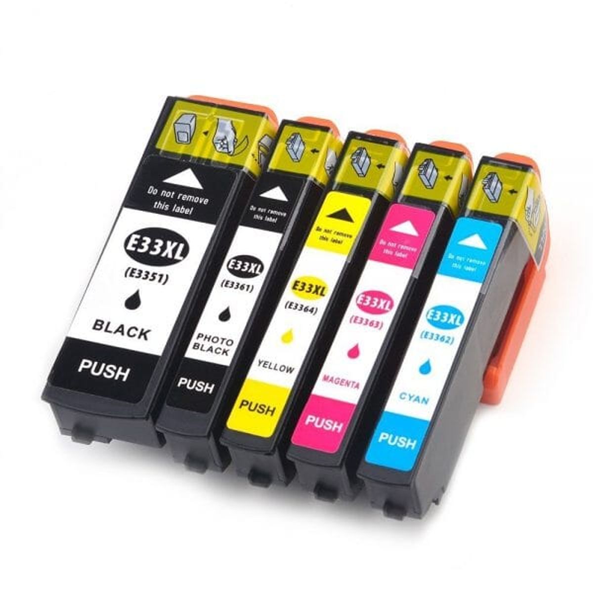 Pakke sæt Epson 33XL 4 farver BK-PBK-C-M-Y alternativ 78 ml