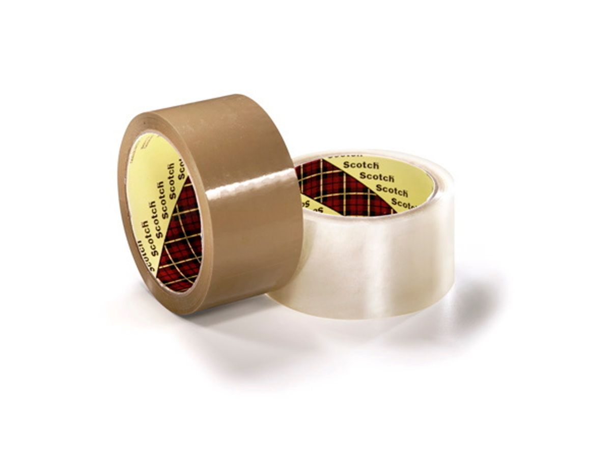 Pakketape PP 3M Acryl 309 48 mm x 66 Meter Brun