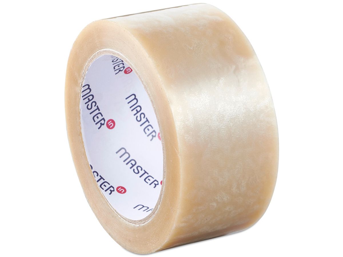 Pakketape PP Acryl 38 mm x 66 Meter Klar