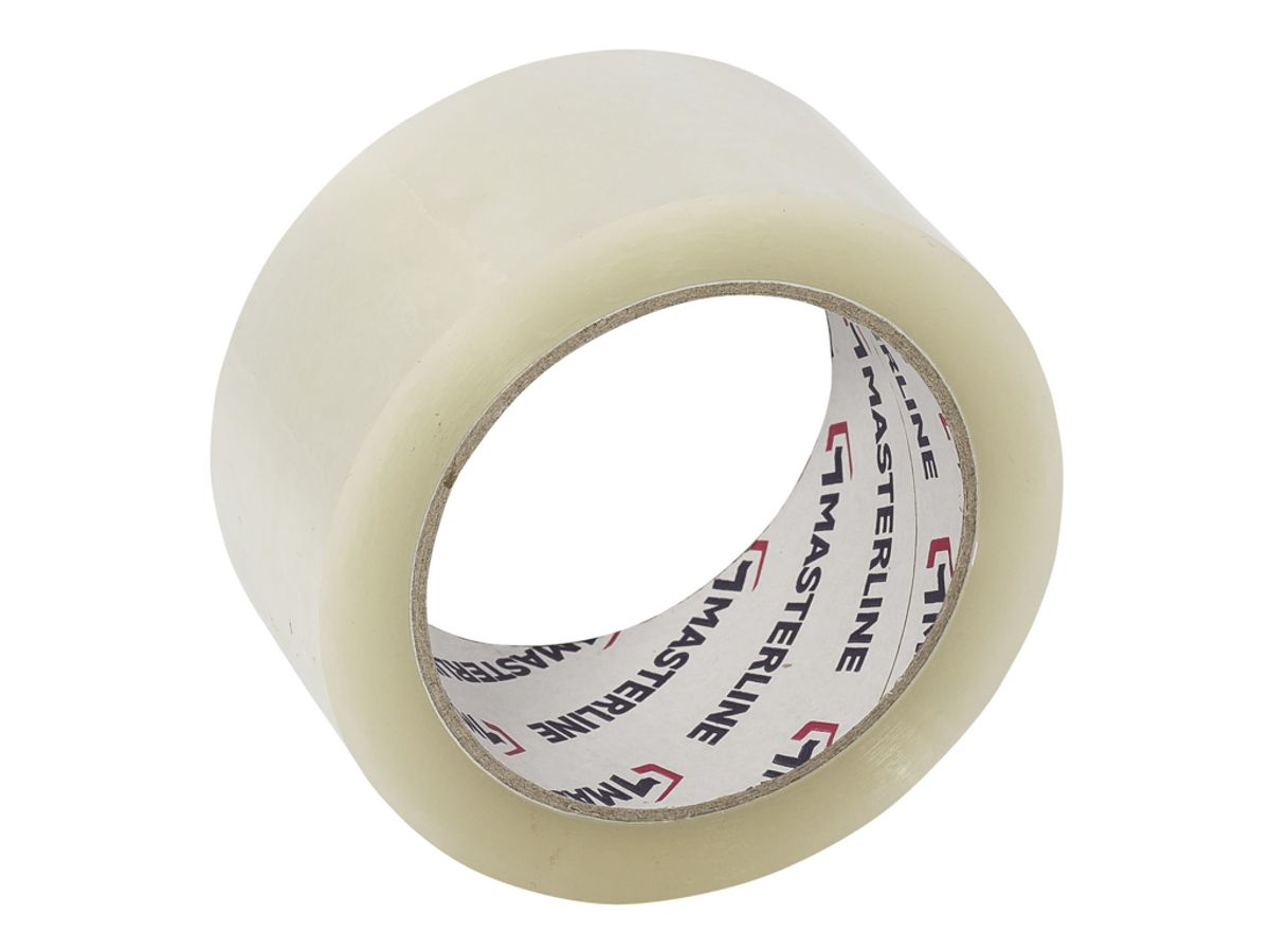 Pakketape PP Acryl 38 mm x 66 Meter Klar